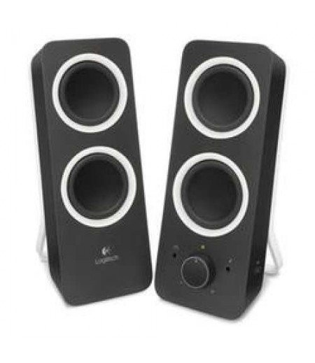 LOGITECH z200 Multimedia Speakers -MIDNIGHT BLACK - 3.5MM-