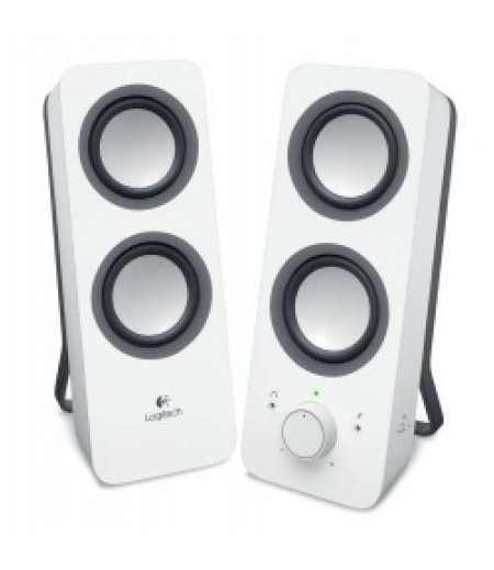 LOGITECH z200 Multimedia Speakers -SNOW WHITE - 3.5MM- UK