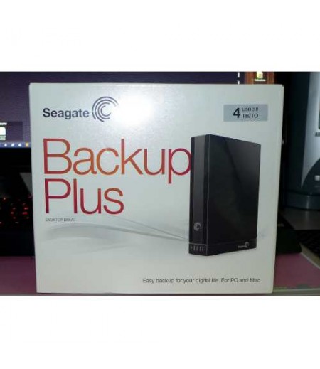 SEAGATE PORTABLE HARD DRIVE 4TB - BACK UP PLUS