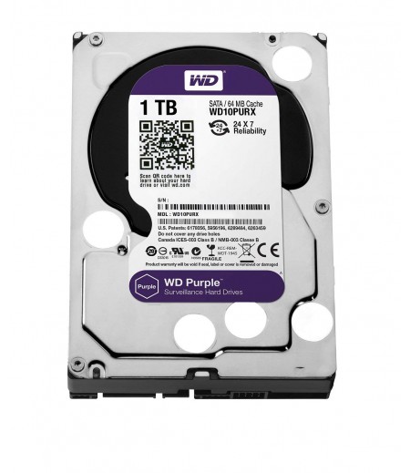 WESTERN DIGITAL DESKTOP PURPLE SURVEILLANCE HDD 1TB