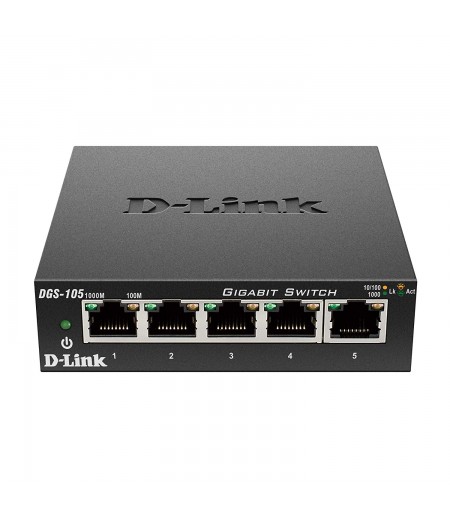 DLINK DGS-105 5-PORT GIGABIT DESKTOP SWITCH