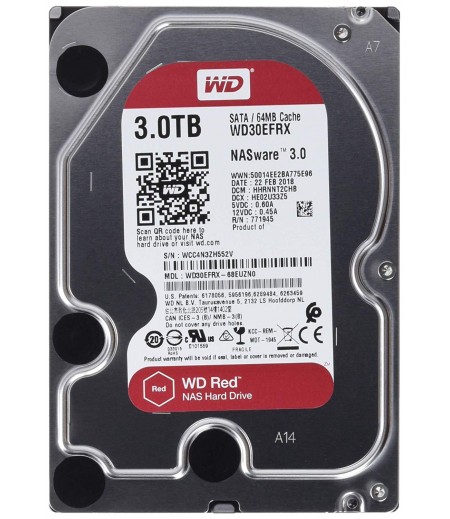 WESTERN DIGITAL DESKTOP RED NAS HDD 3TB