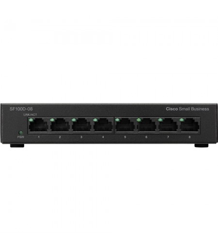 CISCO SF100D-08 8-PORT 10/100 POE DESKTOP SWITCH