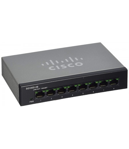 CISCO SG110D-08 8 PORT GIGABIT DESKTOP SWITCH