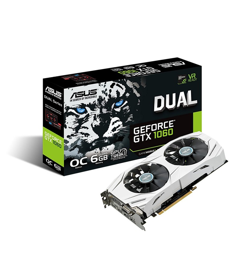 ASUS DUAL-GTX1060-O6G GRAPHICS CARD