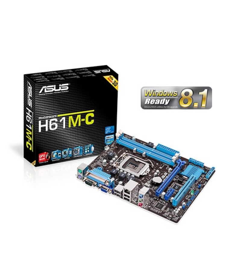 ASUS MBD LGA 1155,H61,VGA,COM,LPT,PCI MOTHERBOARD