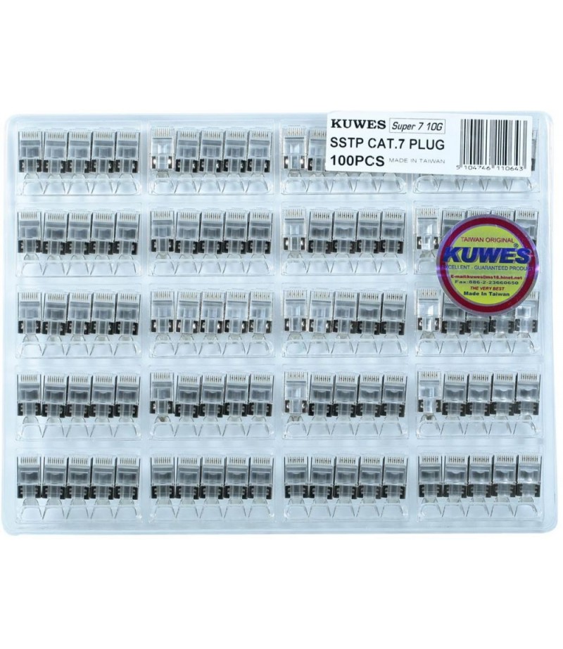 KUWES CAT.5E RJ 45 / 8P8C X 100PCS