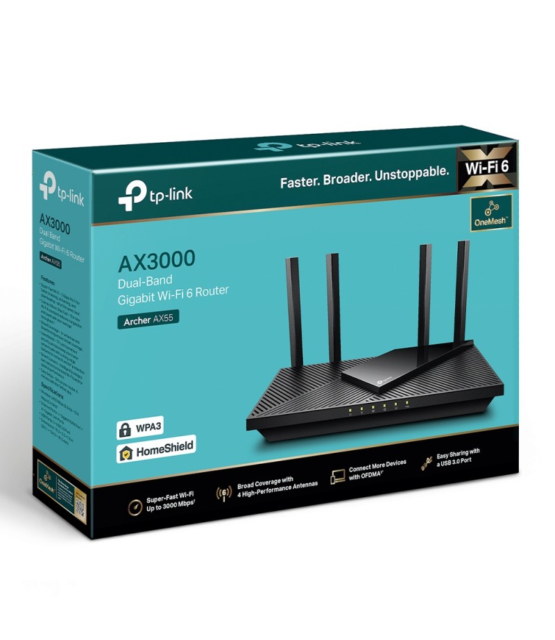 TP-LINK AX3000 Dual Band Gigabit Wi-Fi 6 Router