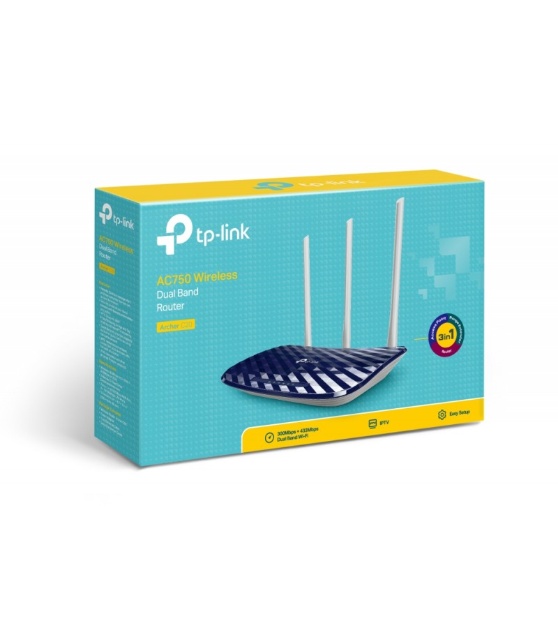 TP-LINK ARCHER C20 W/L ROUTER