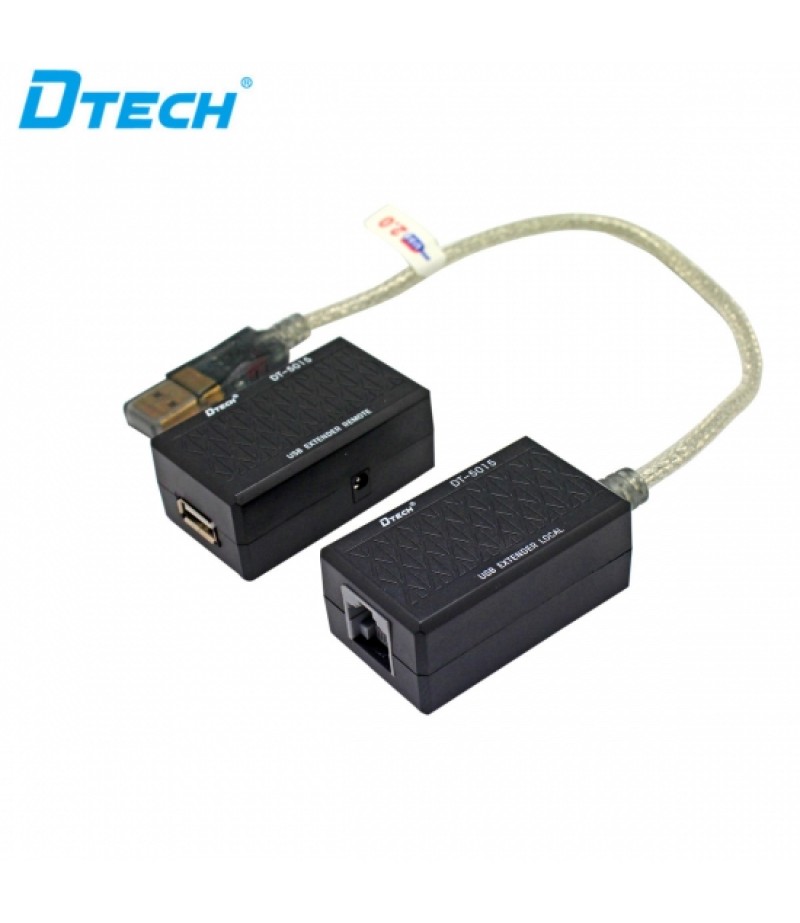 DTECH DT-5015 USB 60M Extender By Lan Cable