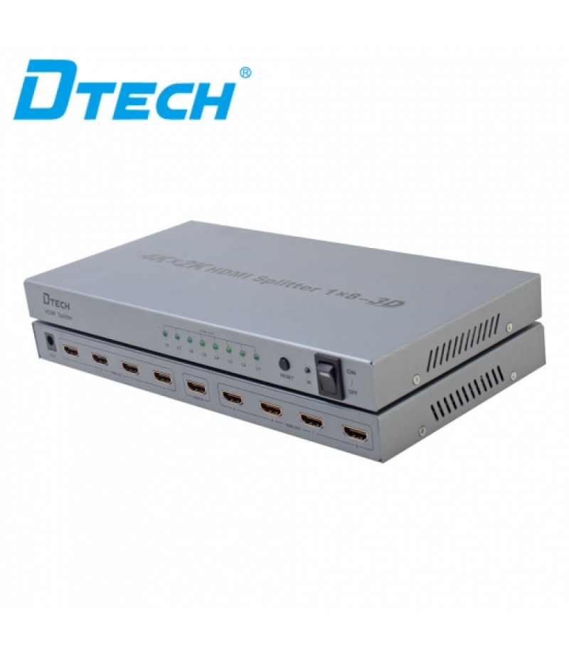 DTECH HDMI SPLITTER 4K 1X8