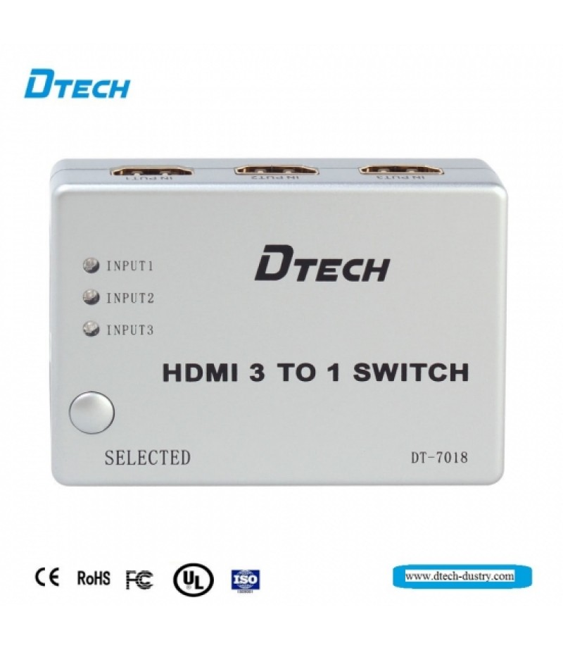 DTECH DT7018 HDMI SWITCH 1X3