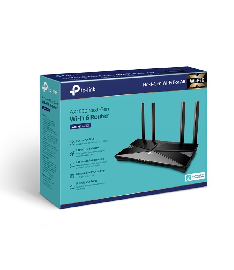 TP-LINK AX1500 WIFI-6 ROUTER