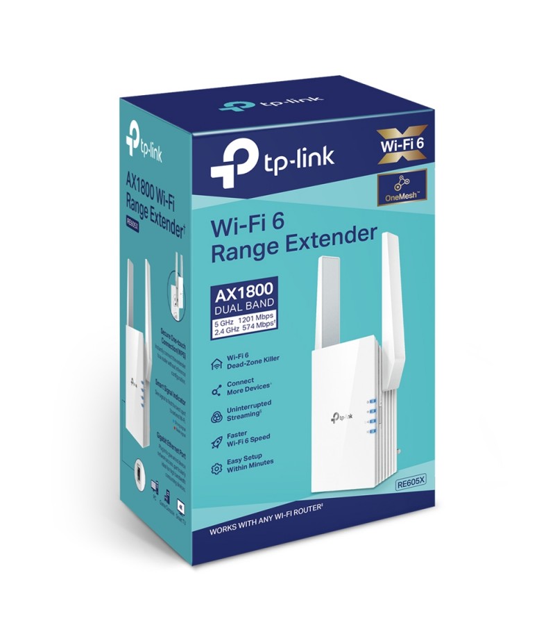 TP-LINK RE605X AX1800 Wi-Fi Range Extender