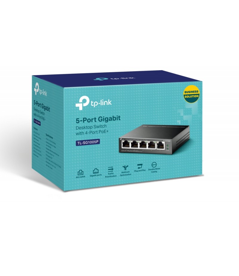 TP-LINK 5 PORT GIGABIT POE SWITCH