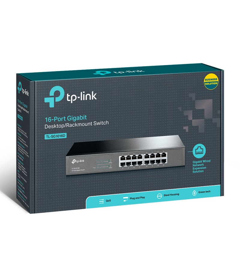 TP-LINK 16-Port Gigabit Desktop/Rackmount Switch