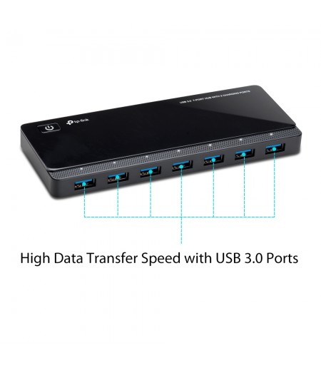 TP-LINK UH720 USB3.0 7PORT HUB WITH 2 SMART CHARGING PORT