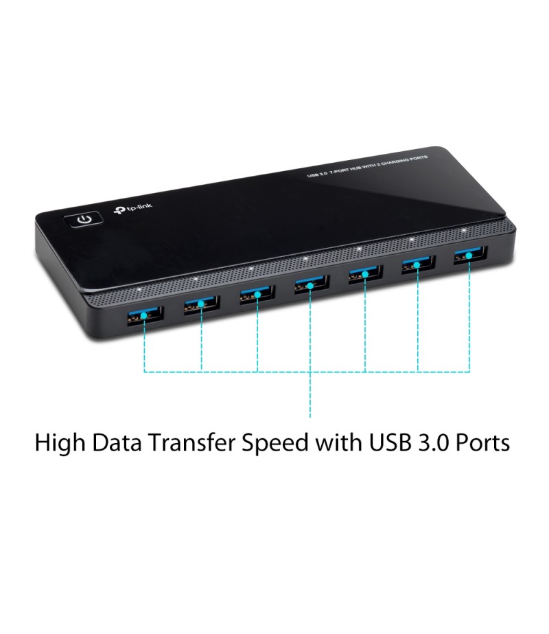 TP-LINK UH720 USB3.0 7PORT HUB WITH 2 SMART CHARGING PORT