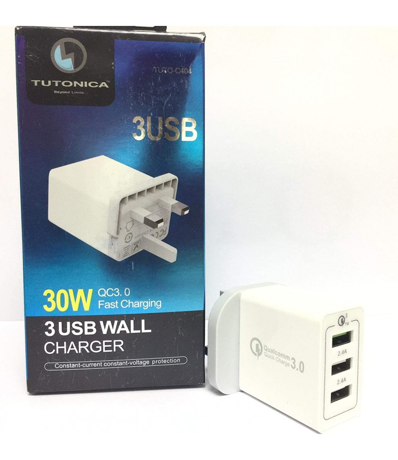 3 USB WALL CHARGER QC3.0