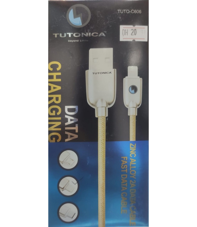 TUTTONICA USB TO LIGHTNING FAST CHARGING CABLE 1M