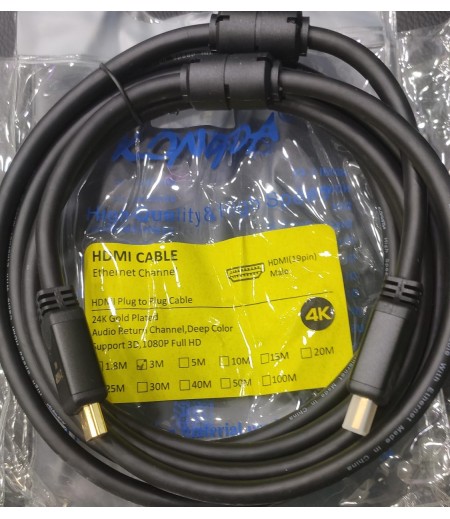 KONGDA HDMI CABLE 3m 4K