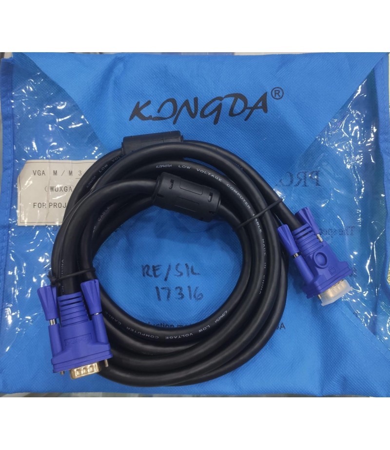 KONGDA PROJECTOR VGA CABLE 3M