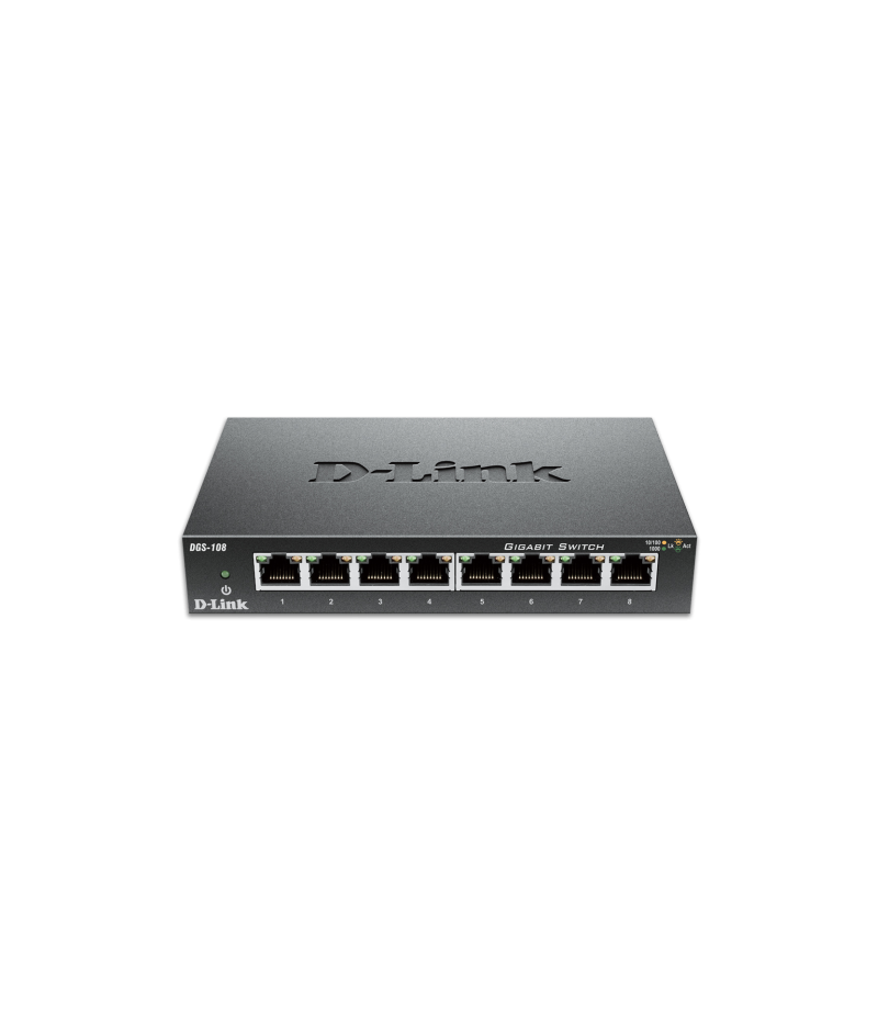 DLINK DGS-108   8 PORT NETWORK SWITCH