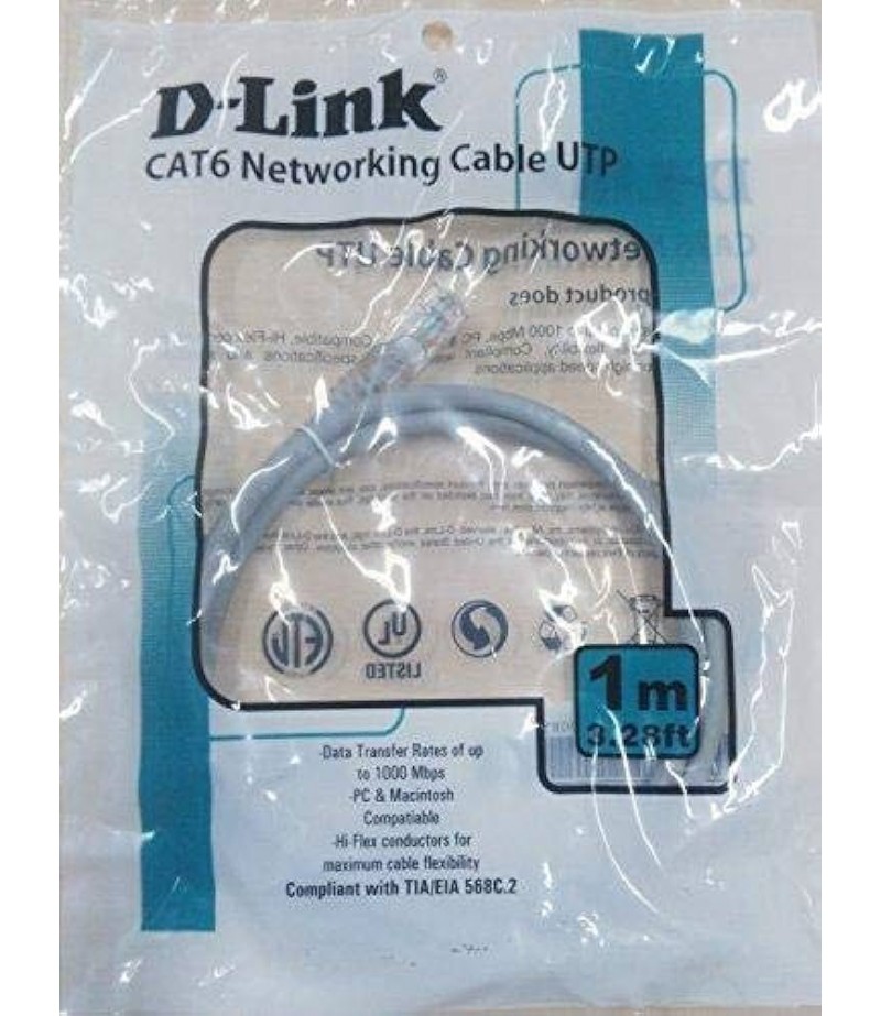 DLINK CAT6 CABLE 1MTR