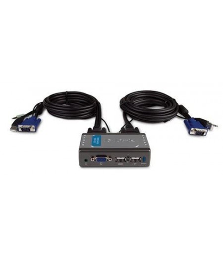 DLINK KVM-221 2 PORT VGA KVM SWITCH