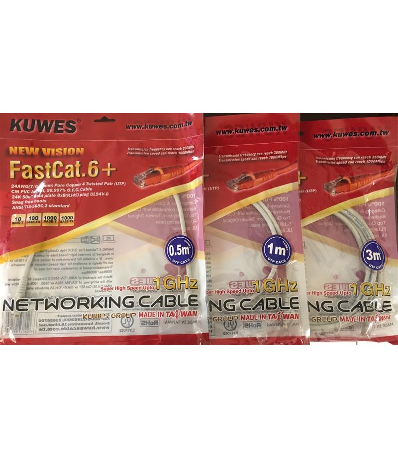 KUWES CAT6 CABLE 0.5M