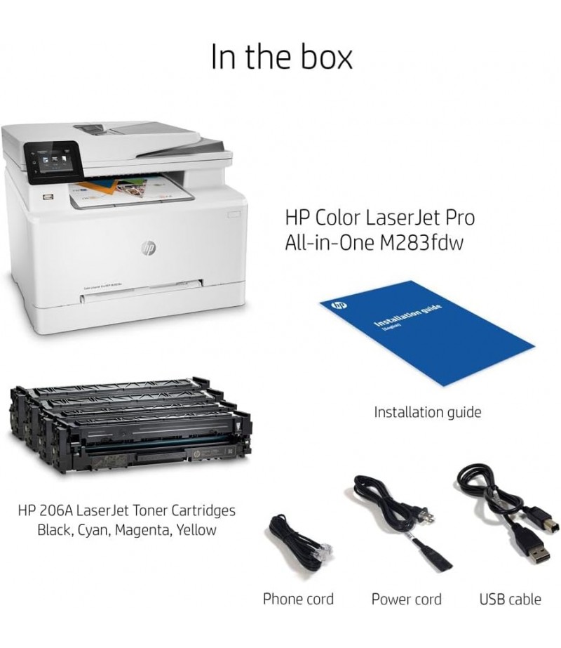 HP COLOR LASERJET PRO MFP PRINTER M283FDW