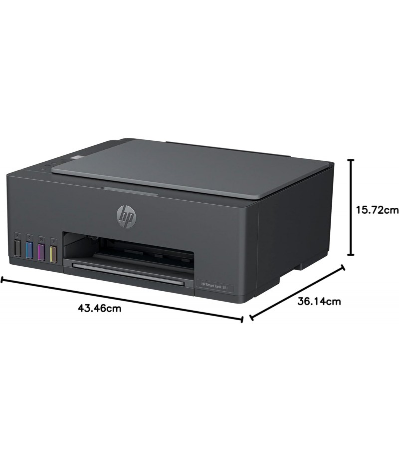 HP SMART TANK 581 WIRELESS ALL IN ONE PRINTER