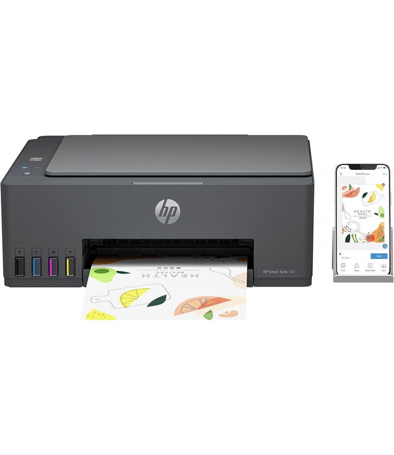 HP SMART TANK 581 WIRELESS ALL IN ONE PRINTER