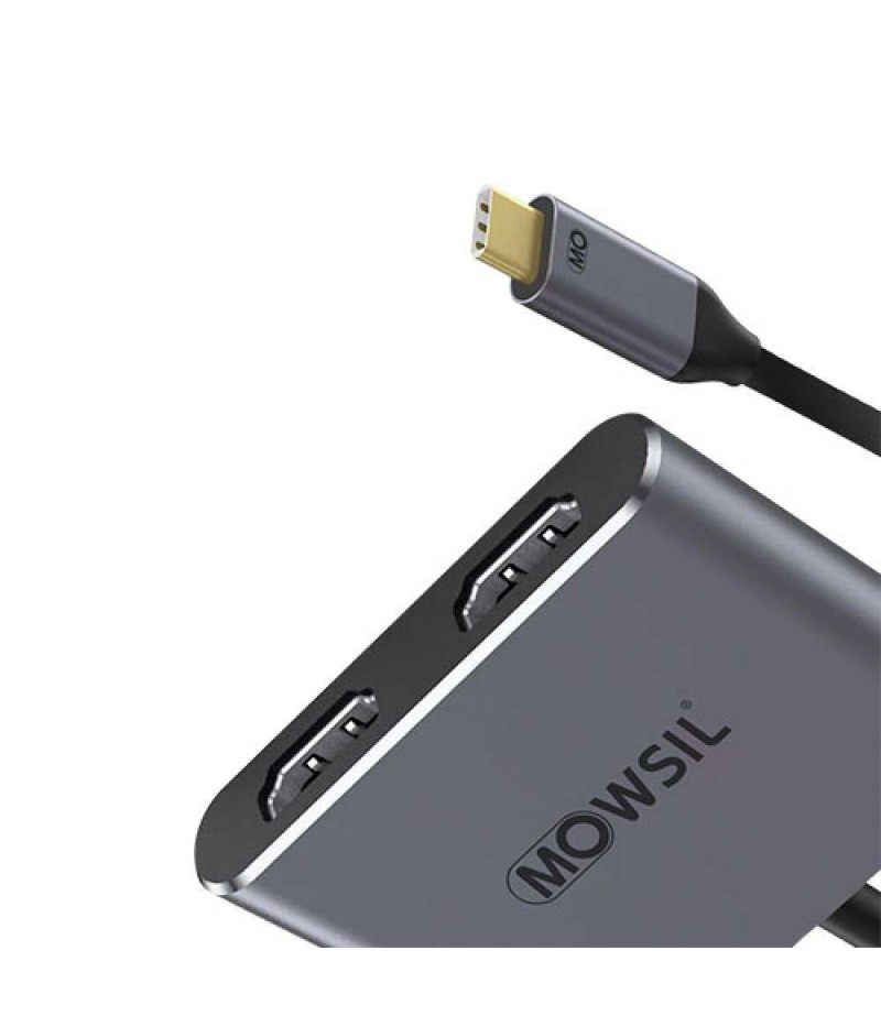 Mowsil Type C To Dual Hdmi Adaptor