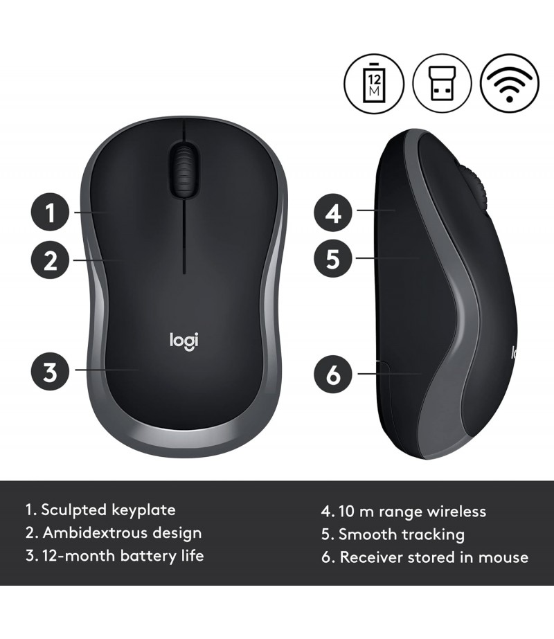 Logitech M185 Wireless Mouse