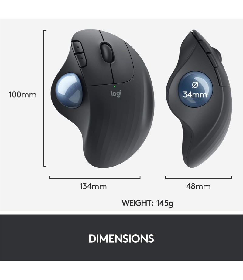 Logitech ERGO M575 Wireless Trackball Mouse