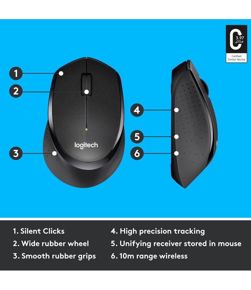 Logitech M330 Silent Wireless Mouse