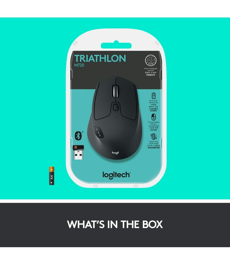 Logitech Triathlon M720  Wireless Bluetooth Mouse