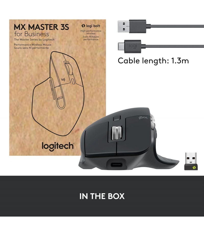 Logitech MX Master 3S Business Wireless Bluetooth Mouse 