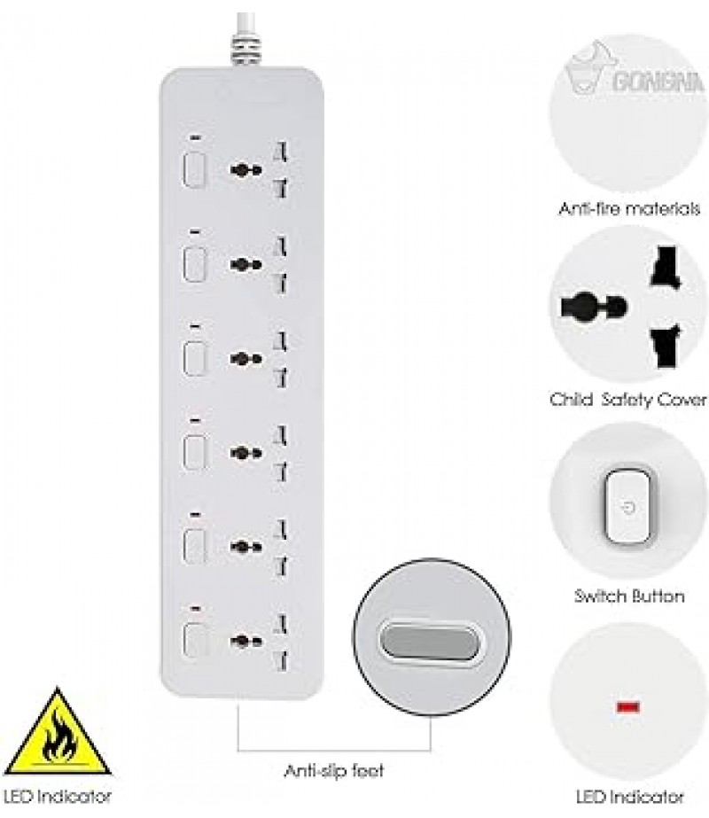 GONGNIU D3060-3M 6SOCKETS