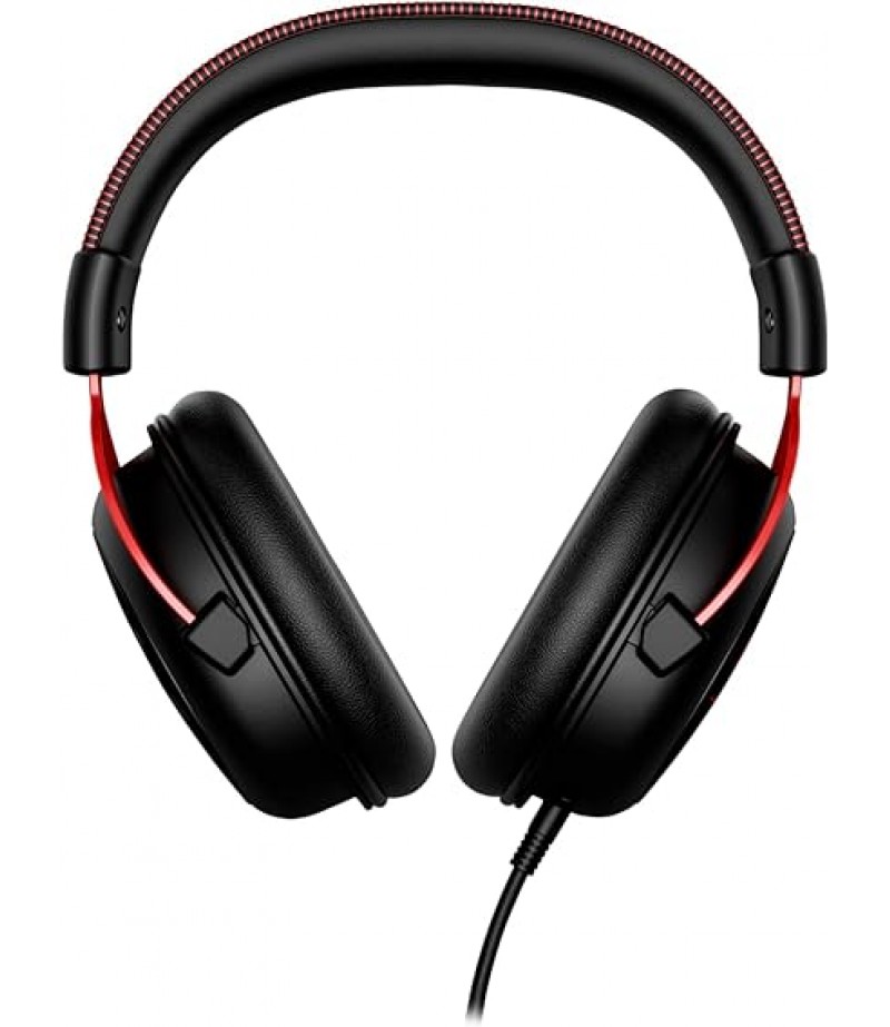 HyperX Cloud II Gaming Headset for PC & PS4 & Xbox One, Nintendo Switch, Red, Wired