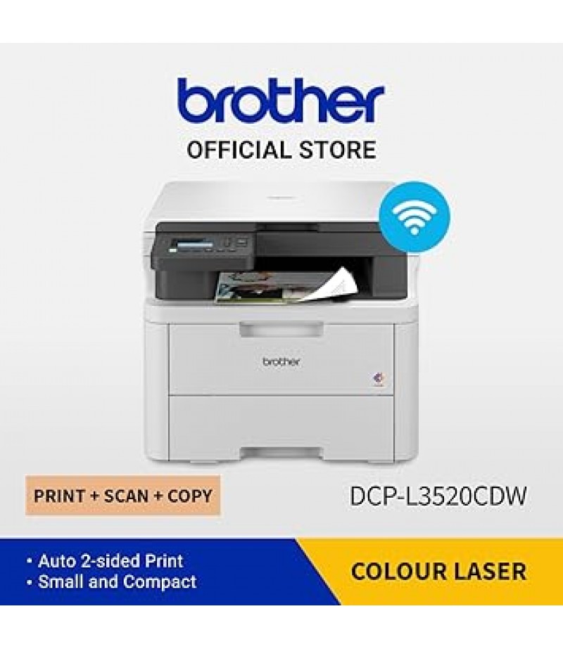 Brother Wireless All in One Printer, DCP-L3520CDW