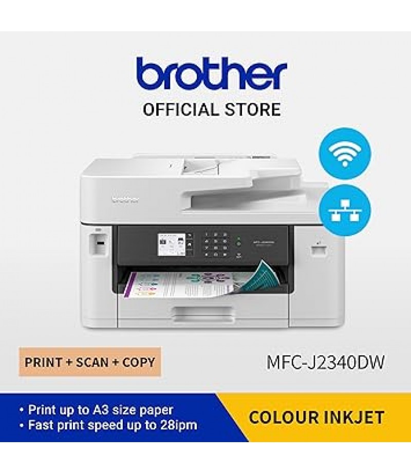 Brother Wireless All in One Printer, MFC-J2340DW