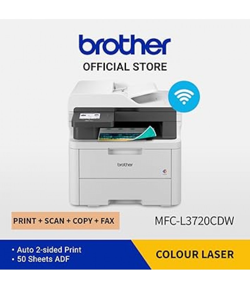 Brother Wireless All in One Printer, MFC-L3720CDW