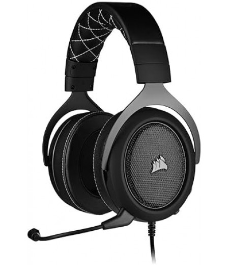 Corsair Hs60 Pro - 7.1 Virtual Surround Sound Gaming Headset With Usb Dac - Works With Pc, Xbox Series X, Xbox Series S, Xbox One, Ps5, Ps4, And Nintendo Switch - Carbon | CA-9011213-NA