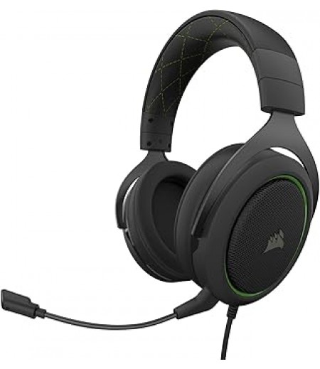 Corsair Hs50 Pro Stereo Gaming Headset - Green | CA-9011216-NA