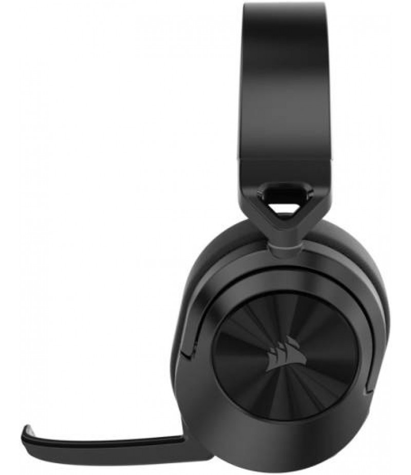 Corsair HS55 Wireless Multiplatform Gaming Headset, 50mm Neodymium Drivers, Bluetooth / 2.5 GHz, 7.1 Surround Sound, Up to 24H Battery, PC, PS5, PS4, Nintendo Switch, Mobile, Carbon | CA-9011280-EU