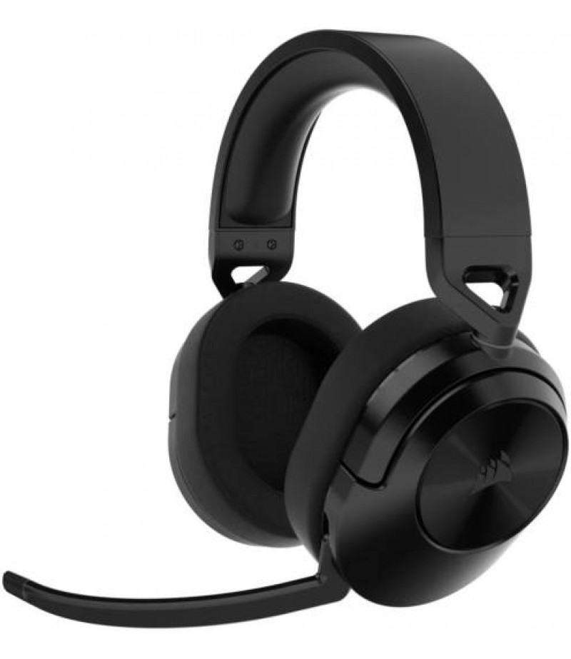 Corsair HS55 Wireless Multiplatform Gaming Headset, 50mm Neodymium Drivers, Bluetooth / 2.5 GHz, 7.1 Surround Sound, Up to 24H Battery, PC, PS5, PS4, Nintendo Switch, Mobile, Carbon | CA-9011280-EU