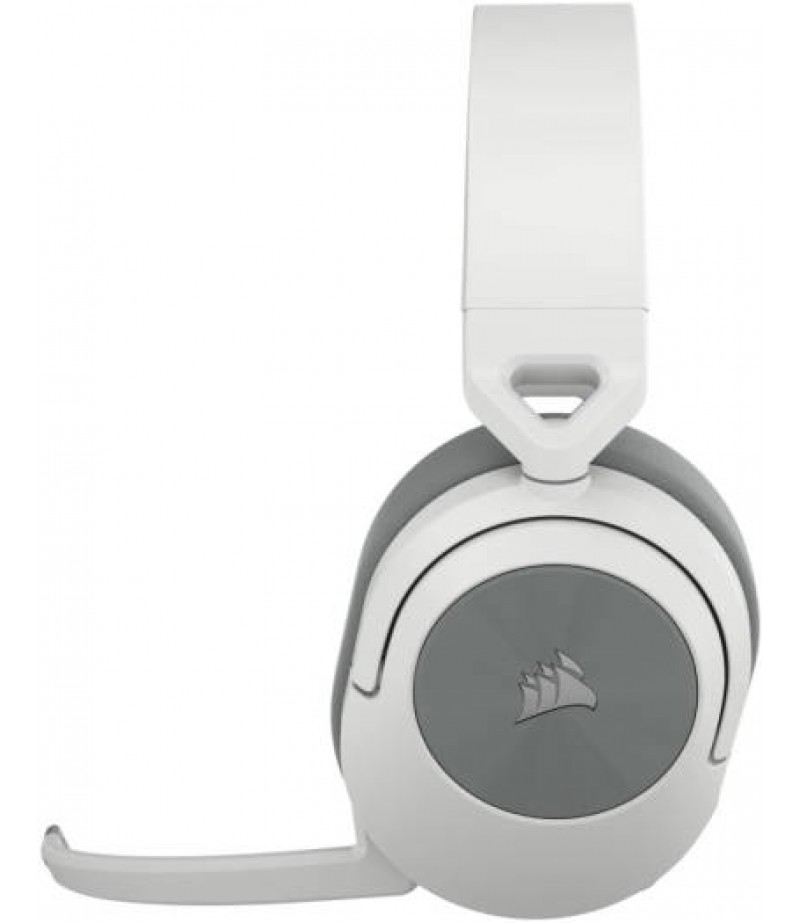 Corsair HS55 Wireless Multiplatform Gaming Headset, 50mm Neodymium Drivers, Bluetooth / 2.5 GHz, 7.1 Surround Sound, Up to 24H Battery, PC, PS5, PS4, Nintendo Switch, Mobile, White | CA-9011281-EU