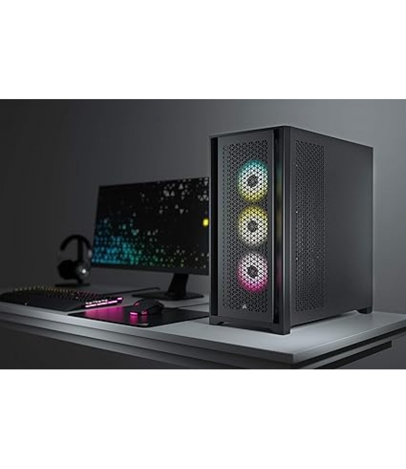 Corsair 5000D AIRFLOW Tempered Glass Mid-Tower ATX PC Case, Black | CC-9011210-WW